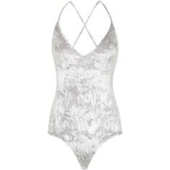 topshop white bodysuit